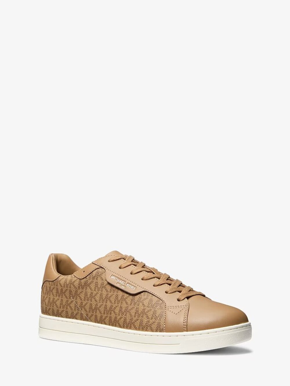 Michael Kors Men's Keating Lace-Up Sneakers - Husk - Sz Men's 8.5 / Women's 10